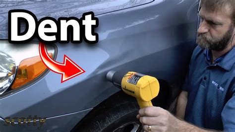 How To Get A Dent Out How to Remove Car Dent Without Having to Repaint - DIY - YouTube